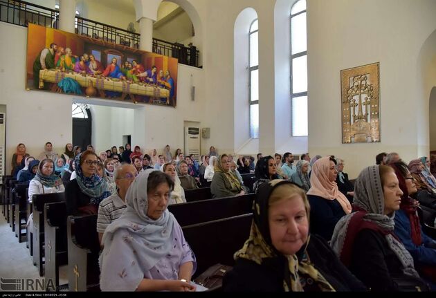عید تبرک انگور در کلیسای مریم مقدس تهران‎