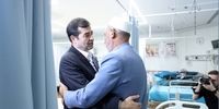 عیادت وزیر ورزش و جوانان از صابر کاظمی+ عکس