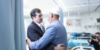 عیادت وزیر ورزش و جوانان از صابر کاظمی+ عکس