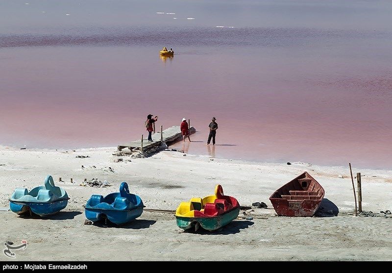 حال خوب دریاچه ارومیه + تصاویر