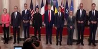 صف عکس یادگاری ترامپ، زلنسکی و رهبران اروپایی در کاخ سفید + فیلم