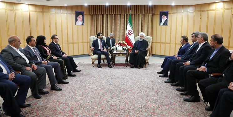 روحانی در دیدار رئیس مجلس عراق: امنیت و ثبات عراق و جمهوری اسلامی ایران در یکدیگر تأثیرگذار است