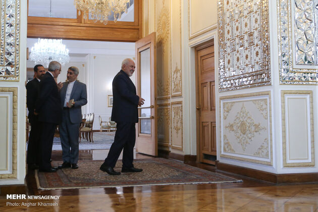 دیدار ظریف و وزیر خارجه پاکستان