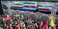 انتقال هوایی پیکر رهبر شهید انقلاب به حرم مطهر رضوی