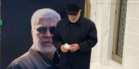 پوشش خاص و متفاوت سردار قاآنی در نجف +تصاویر