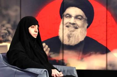 دختر شهید نصرالله به این شهر ایران سفر کرد + عکس