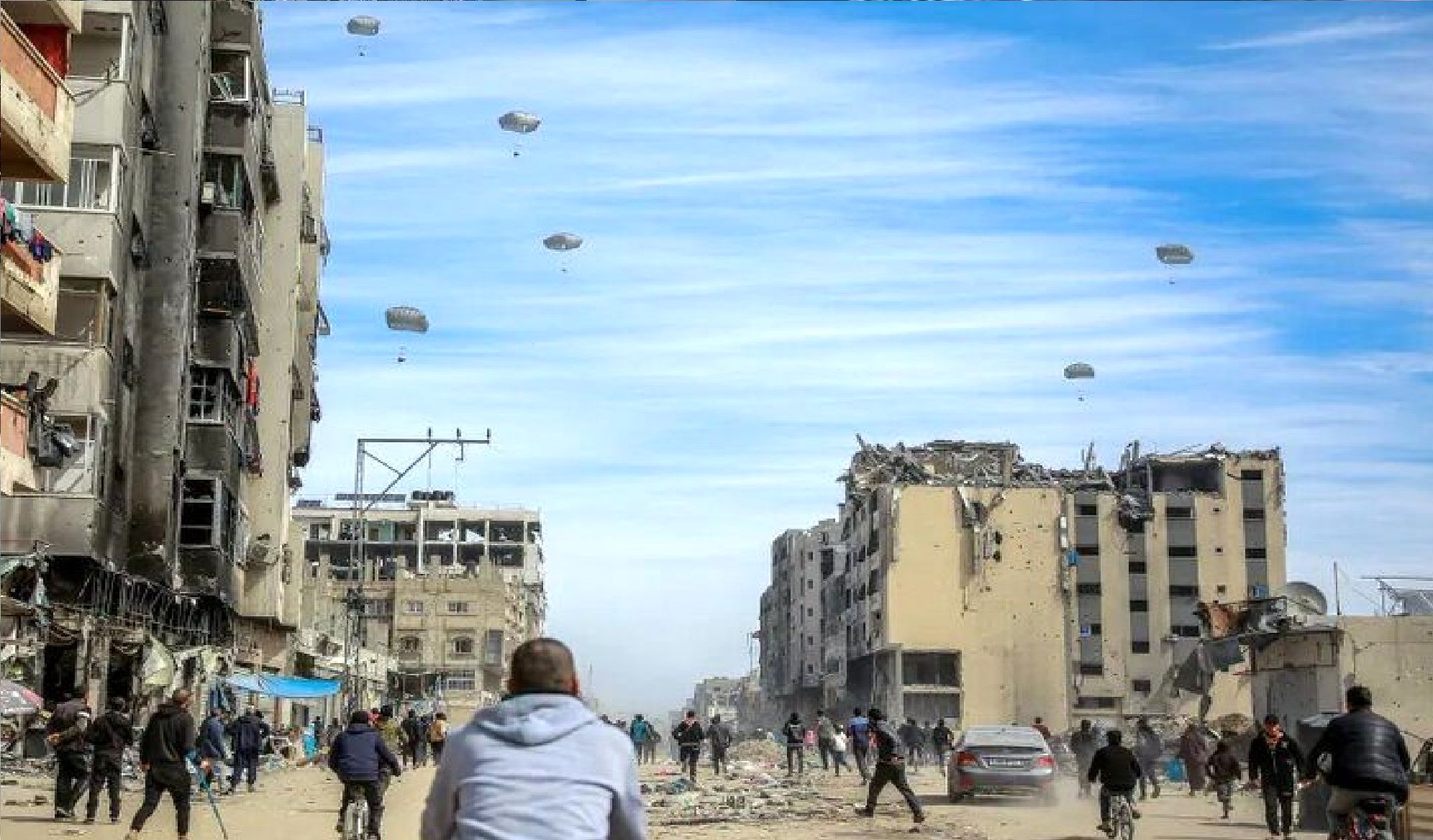 بیانیه ارتش مصر درباره ارسال کمک هوایی به ساکنان غزه