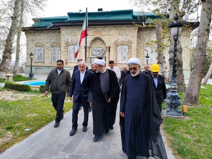 نمایندگان مجلس به کاخ سعدآباد رفتند + عکس