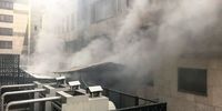 نفوذ به طبقه منفی چهار ساختمان وزارت نیرو برای اطفای حریق