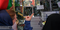 حال وهوای سیاهه فروشی محرم در بازار تهران
