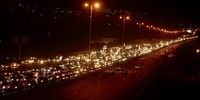 دلیل ترافیک چند کیلومتری جمعه شب در بزرگراه حکیم+عکس
