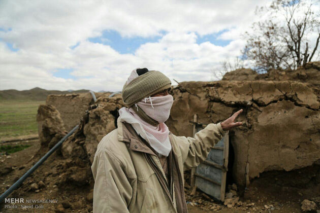 خسارات زلزله در روستاهای استان خراسان رضوی