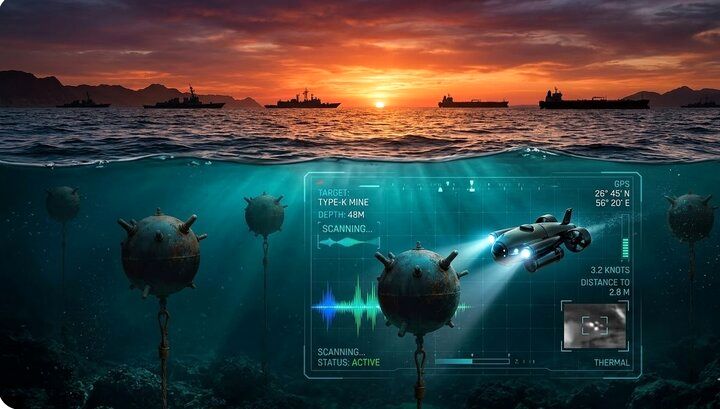 سلاح ارزان اما خطرناک ایران در جنگ با آمریکا و اسرائیل | چرا یک تانکر نفت ۱۰۰ میلیون دلاری از یک گوی فلزی ساده می‌ترسد؟ | انواع مین‌های دریایی را بشناسید