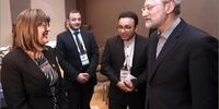 نشست مشترک رئیس مجلس صربستان با لاریجانی برگزار شد