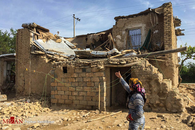 خسارات زلزله 5/7 ریشتری در روستاهای بجنورد