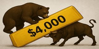 پیش‌بینی قیمت طلای جهانی در آستانه داده‌های مهم | وال‌استریت محتاط، مین‌استریت خوش‌بین