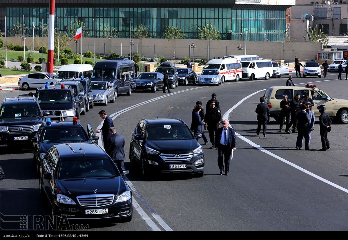 تیپ جالب گارد حفاظت پوتین در سفر به تهران + عکس