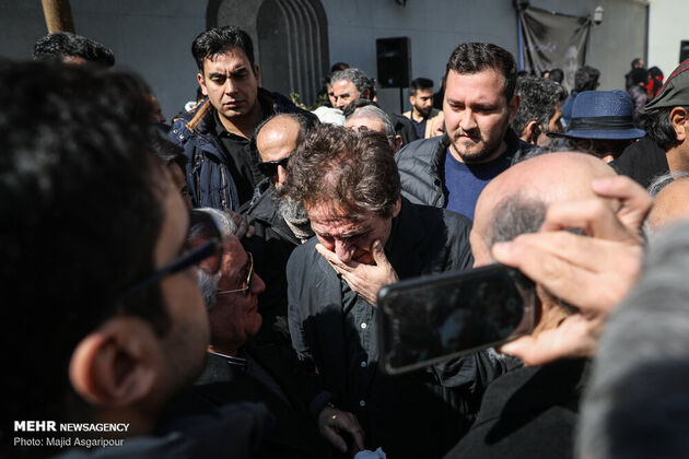 مراسم تشییع پیکر «خشایار الوند»