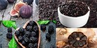 ۹ خوراکی سیاه تابستانی با فواید شگفت‌انگیز برای بدن
