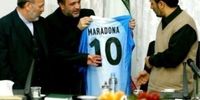 مارادونا پیراهنش را به احمدی‌نژاد هدیه نکرد!