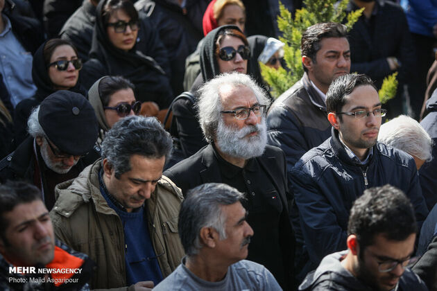 مراسم تشییع پیکر «خشایار الوند»