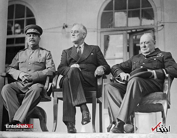 چرچیل، استالین و روزولت در تهران
