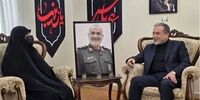 عراقچی به دیدار خانواده شهید سلامی رفت/ دلنوشته وزیر برای سردار +عکس