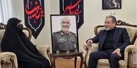 عراقچی به دیدار خانواده شهید سلامی رفت/ دلنوشته وزیر برای سردار +عکس