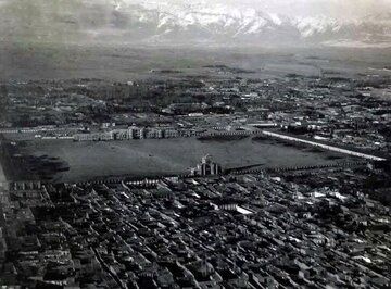 اولین عکس هوایی که از تهران قدیم ثبت شده است+تصاویر